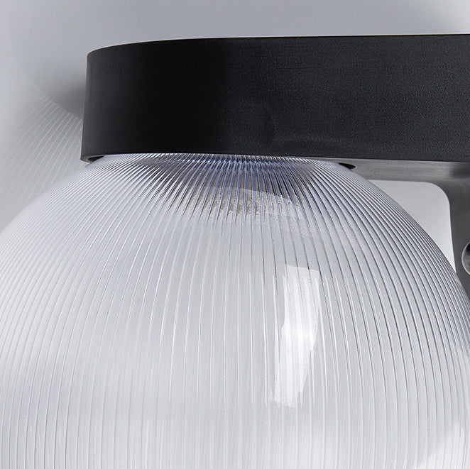 Modern Simplicity Waterproof Orb Wall Sconce