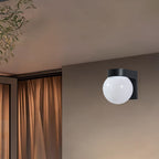 Modern Simplicity Waterproof Orb Wall Sconce