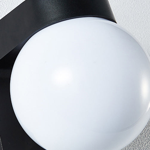 Modern Simplicity Waterproof Orb Wall Sconce