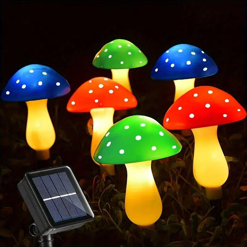 Moderne wasserdichte Solar-Pilzleuchte für den Garten