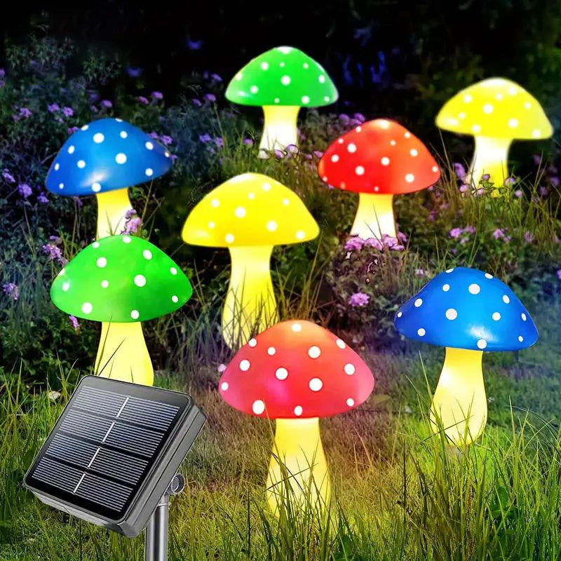 Moderne wasserdichte Solar-Pilzleuchte für den Garten