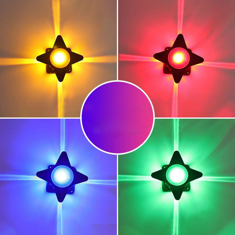 Zeitgenössische wasserfeste LED-Wandleuchte