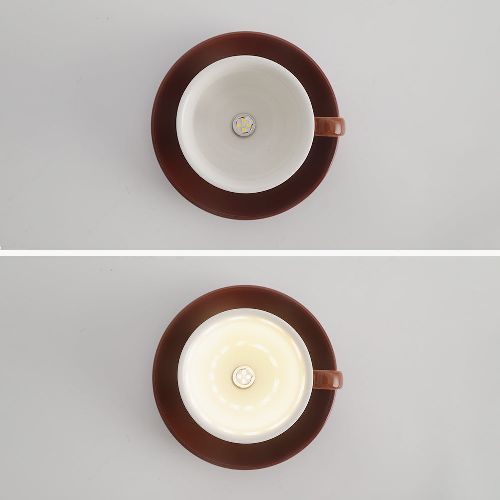 Deckenleuchte Keramik Kaffeetasse Form