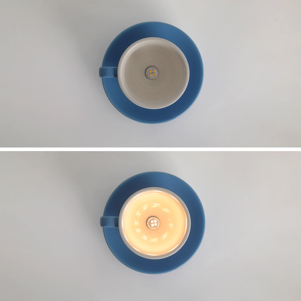 Deckenleuchte Keramik Kaffeetasse Form