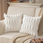 Calm Weave Plush Cushion Cover