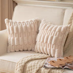 Calm Weave Plush Cushion Cover