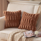 Calm Weave Plush Cushion Cover