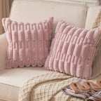 Calm Weave Plush Cushion Cover