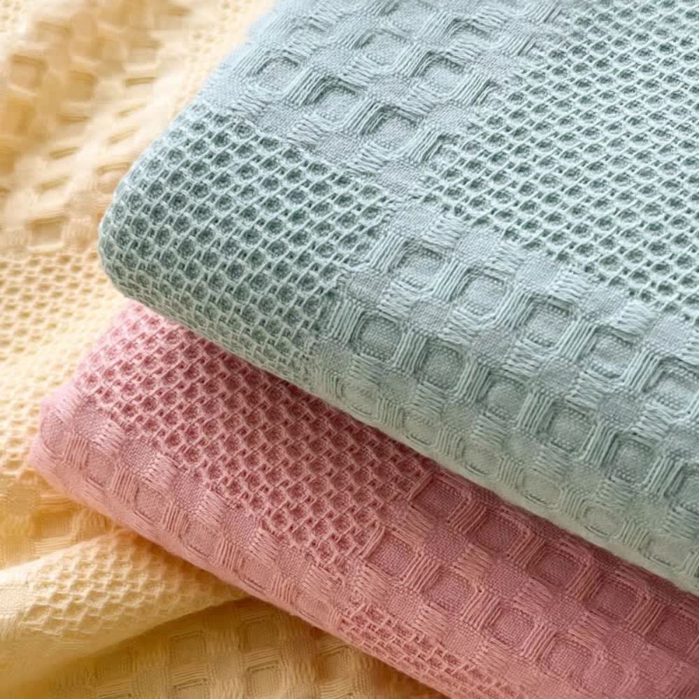 Organic Cotton Waffle Blanket