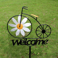 Fahrrad-Willkommenswindmühle