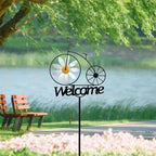 Fahrrad-Willkommenswindmühle