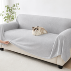 Chenille Fringed Sofa Throw Slipcover