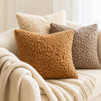 Luxury Curly Faux Shearling Decorative Throw Pillow Cover