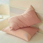 Classic Gingham Soft Pillow Case
