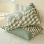 Classic Gingham Soft Pillow Case
