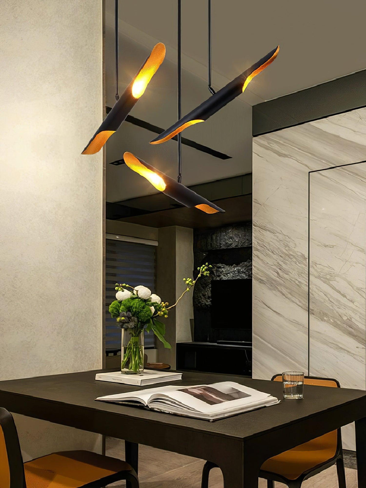 Coltrane Pipe Pendant Light 23.6'