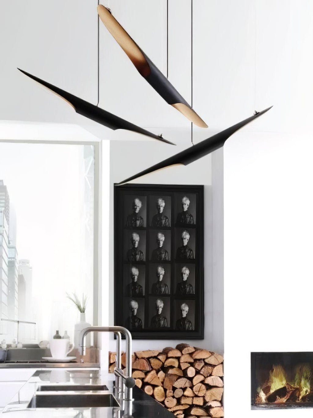 Coltrane Pipe Pendant Light 23.6'