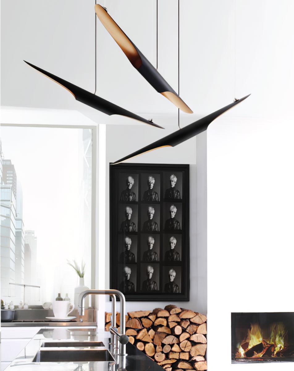 Coltrane Pipe Pendant Light 23.6'