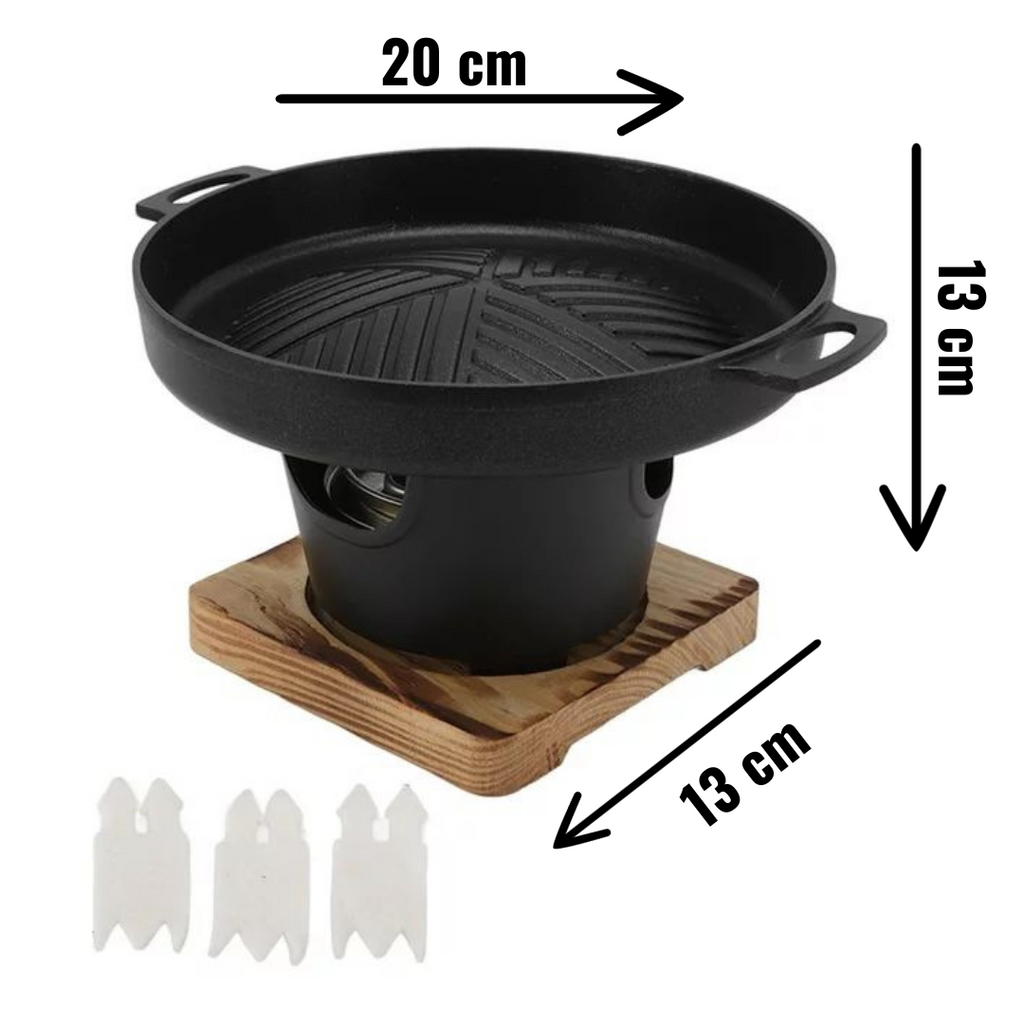 GrillMaster Pro - Stilvoller tragbarer Grill für den Außenbereich