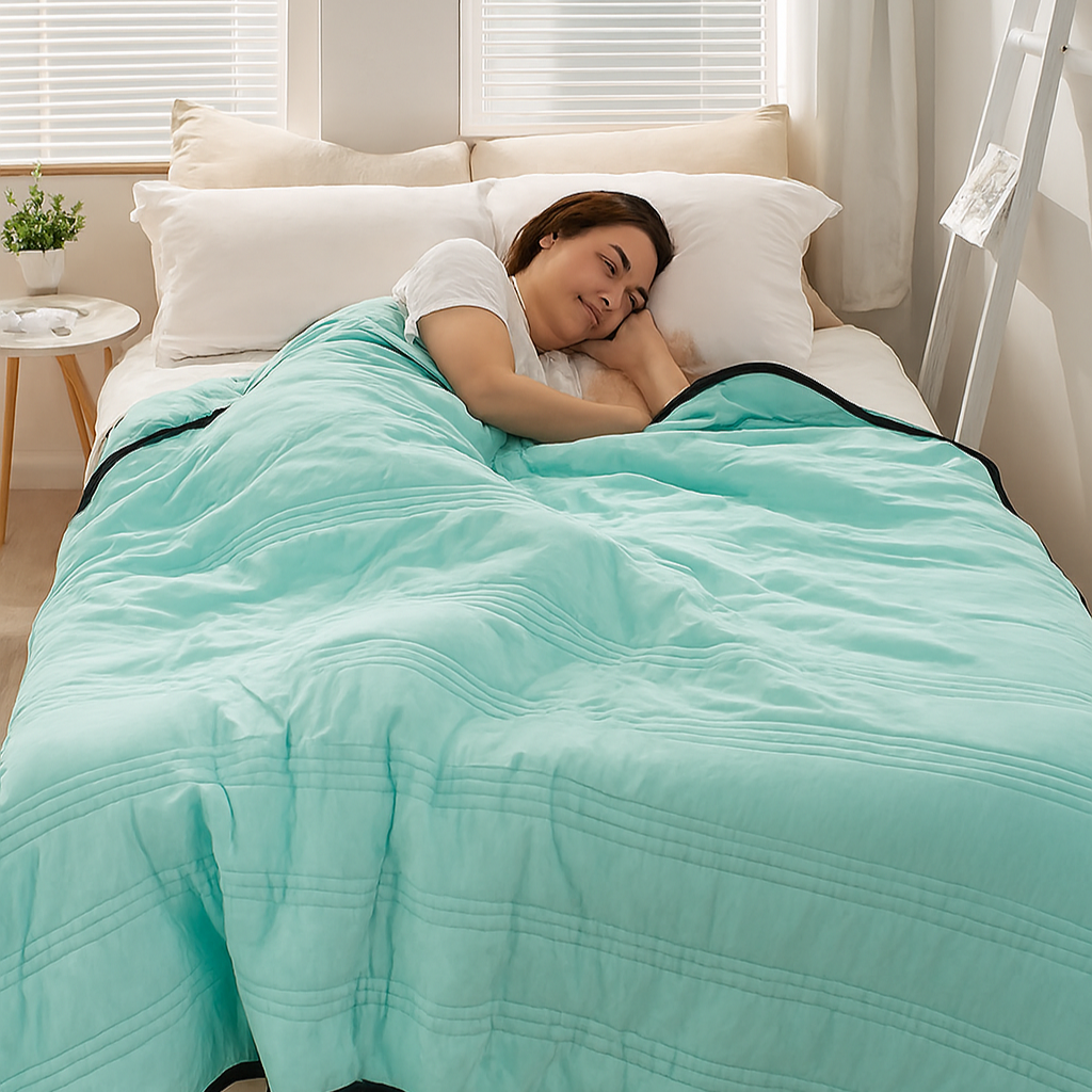 Lightweight Solid Color All-Season Quilt