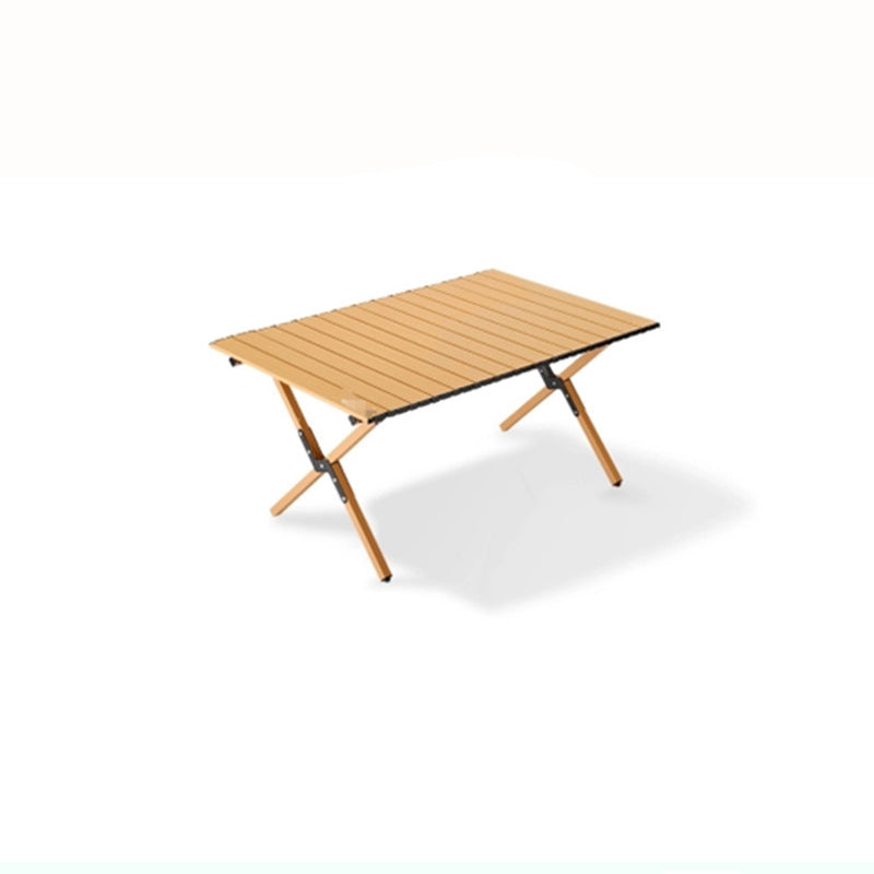 Moderner minimalistischer, klappbarer Outdoor-Couchtisch aus Karbonstahl