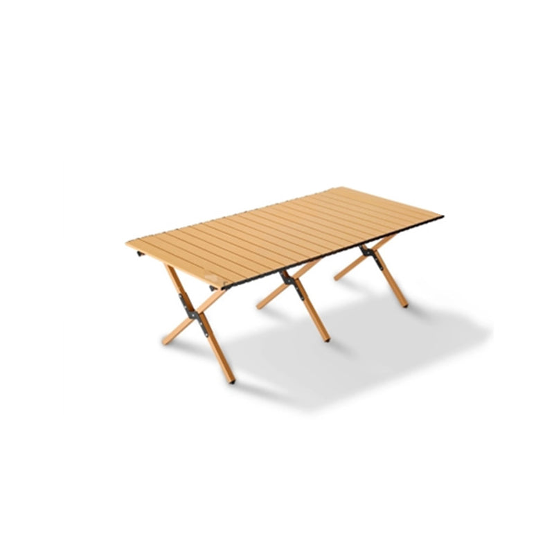Moderner minimalistischer, klappbarer Outdoor-Couchtisch aus Karbonstahl