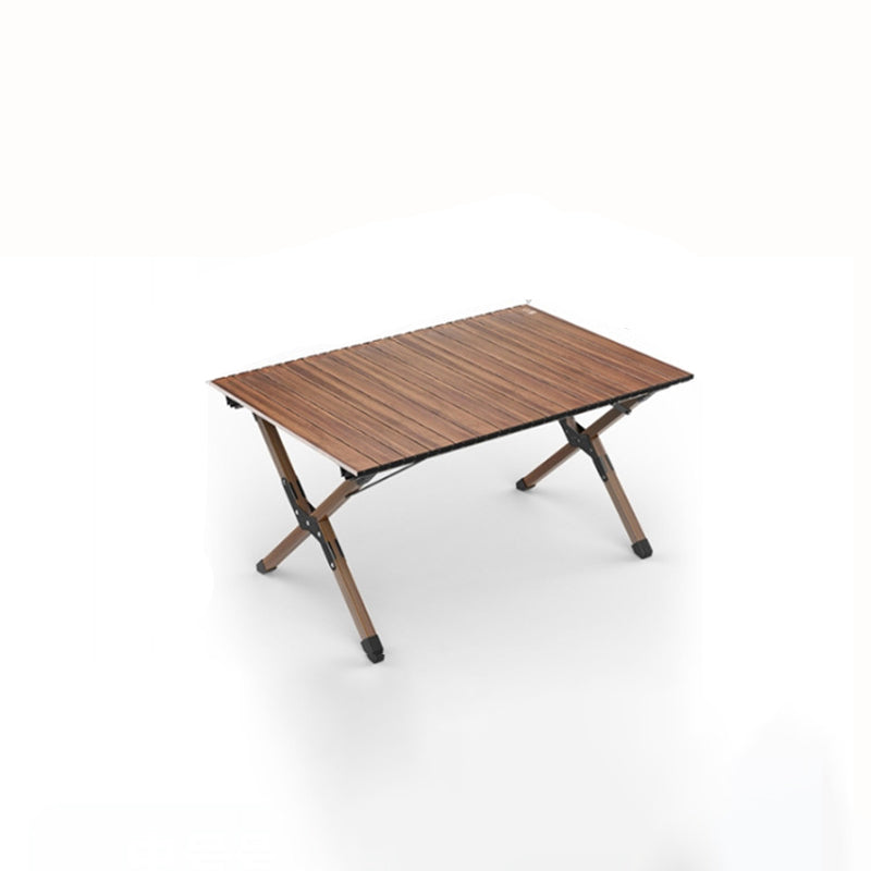 Moderner minimalistischer, klappbarer Outdoor-Couchtisch aus Karbonstahl