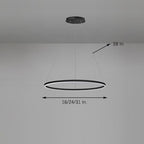 Runde LED-Pendelleuchte