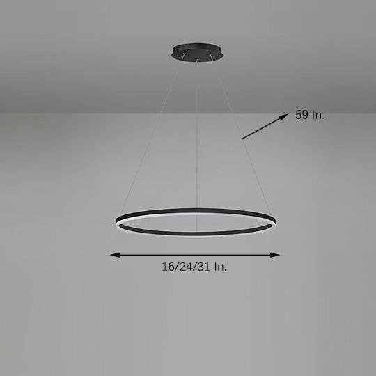Runde LED-Pendelleuchte