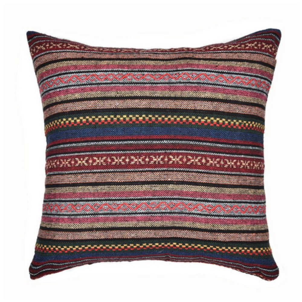 Ethnischer Kissenbezug im Boho-Stil mit geometrischem Muster