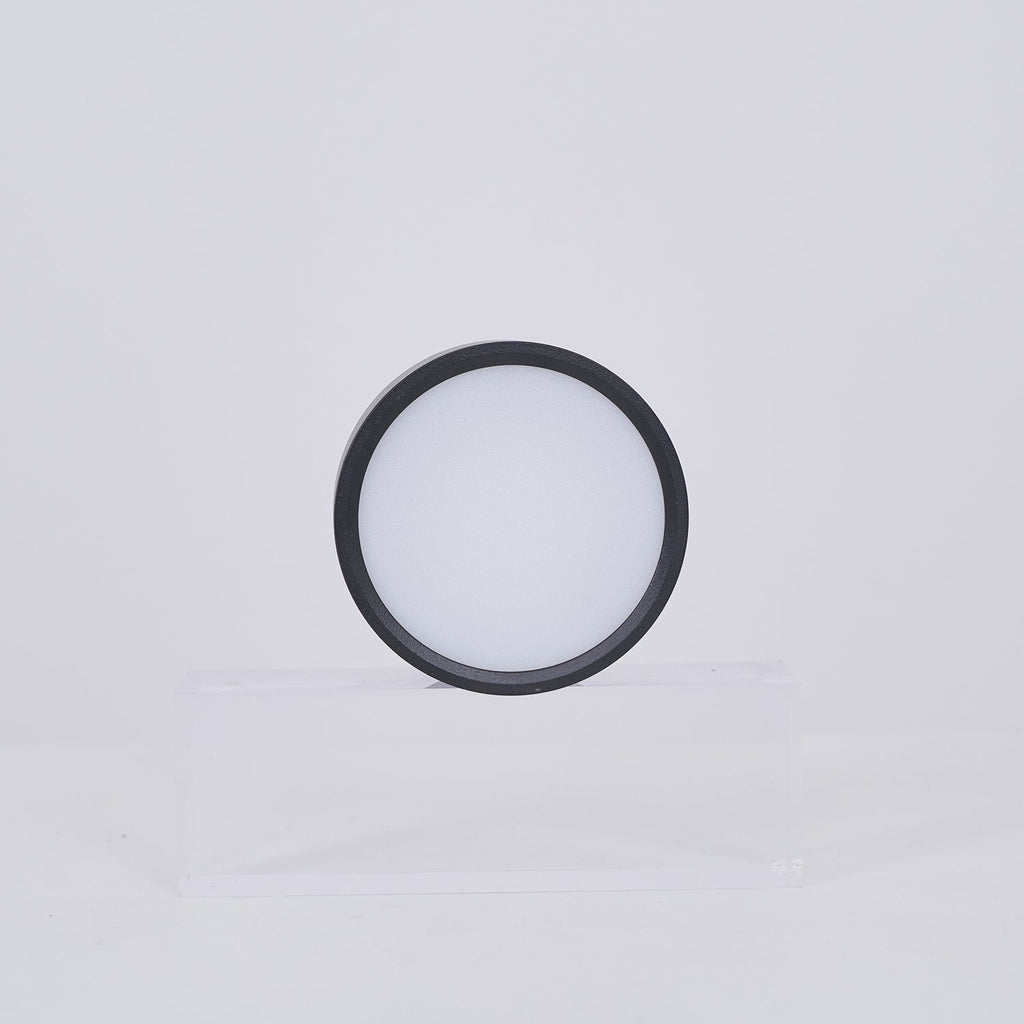 Aluminium-Deckenleuchte 10 cm verstellbar, Schwarz/Weiß, 7W LED Warmweiß