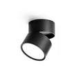 Aluminium-Deckenleuchte 10 cm verstellbar, Schwarz/Weiß, 7W LED Warmweiß