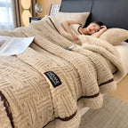 Fluffy Fleece Throw Blanket