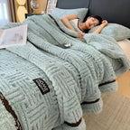 Fluffy Fleece Throw Blanket