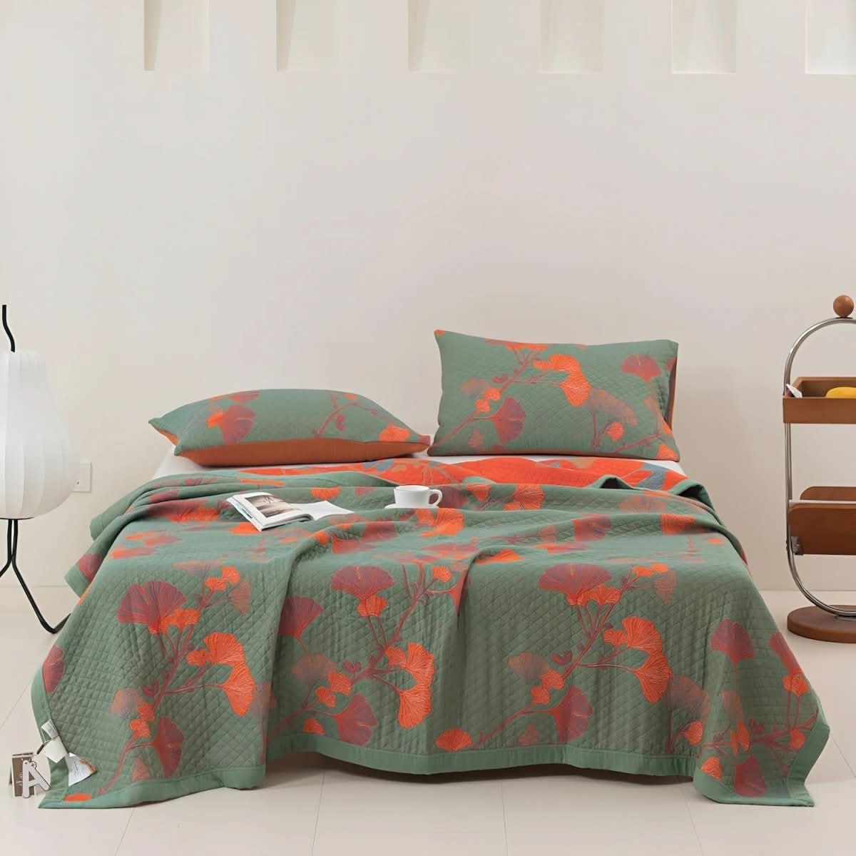 Botanical Design Cotton Bedding Set