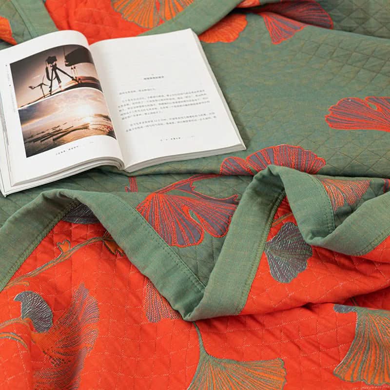 Botanical Design Cotton Bedding Set