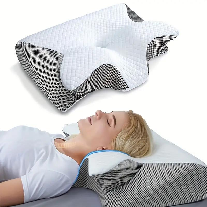 SleepEase Butterfly Memory Foam Pillow