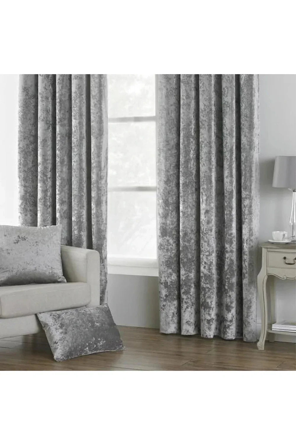 Gray Velvet Pillowcase