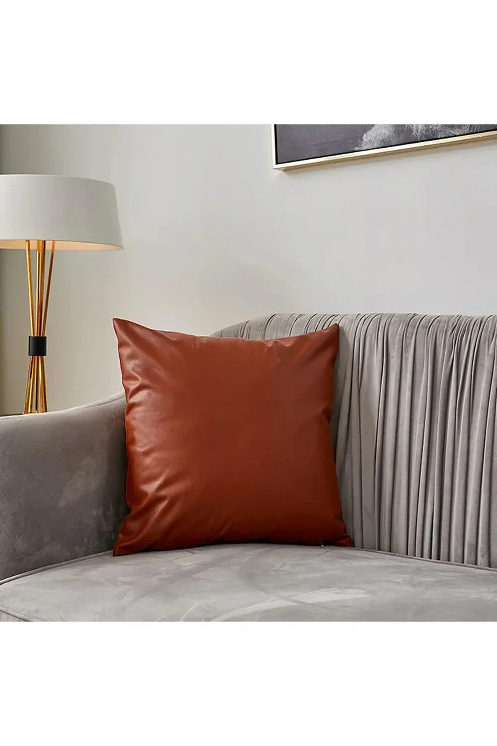 Leather Nordic Pillowcase