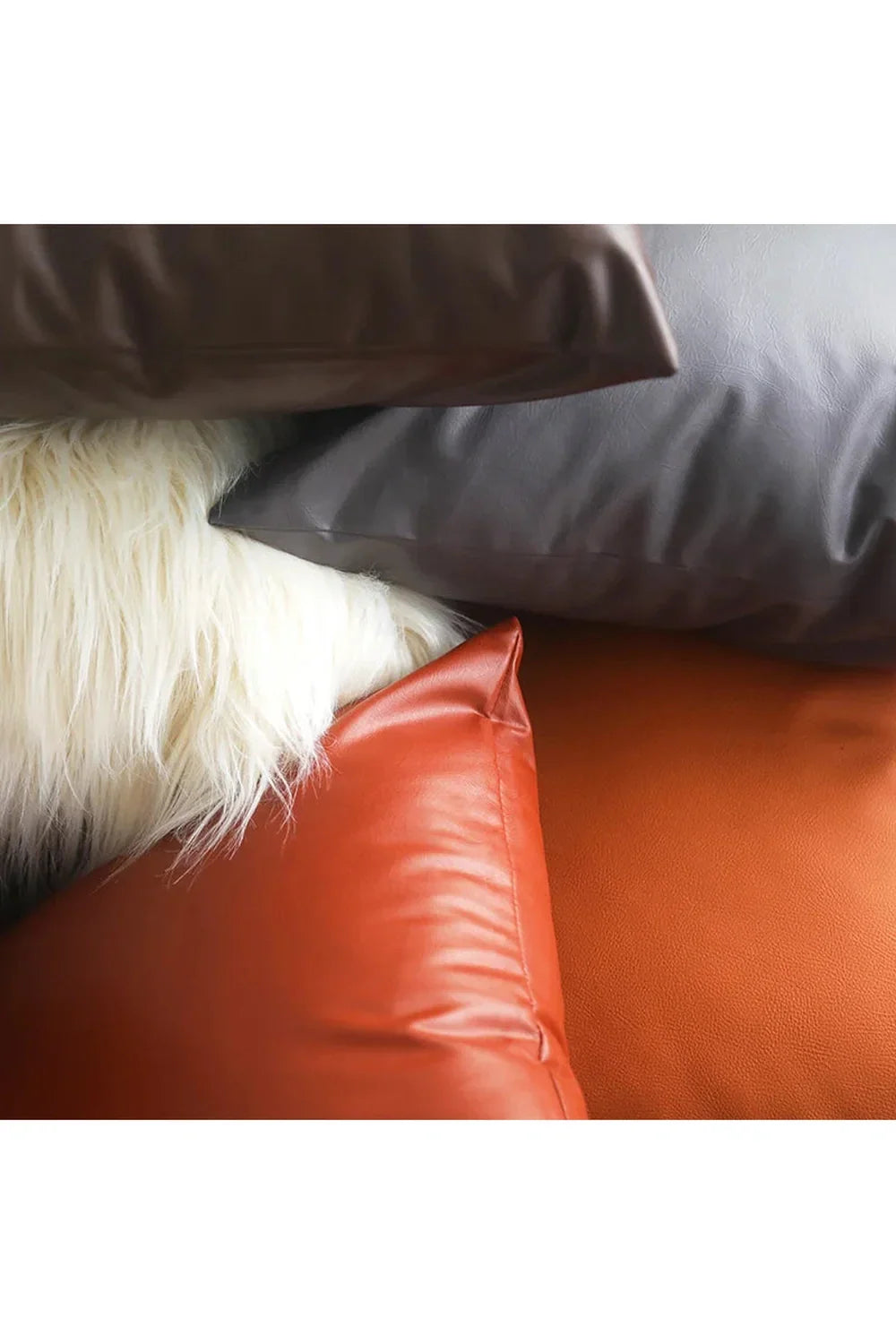 Leather Nordic Pillowcase