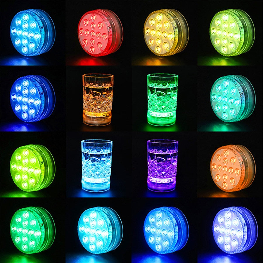 Waterproof Multi-Color LED Light with Remote