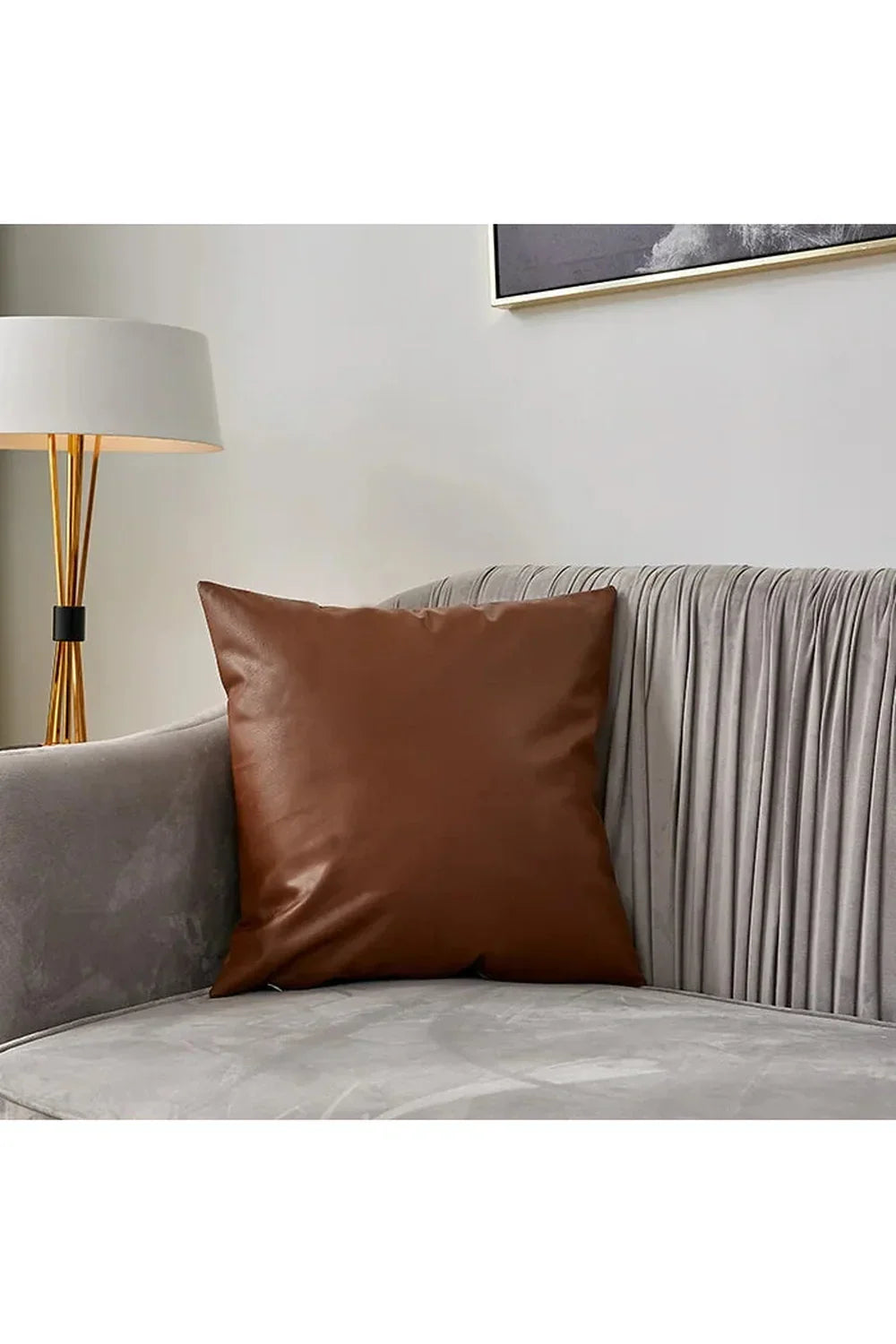 Leather Nordic Pillowcase