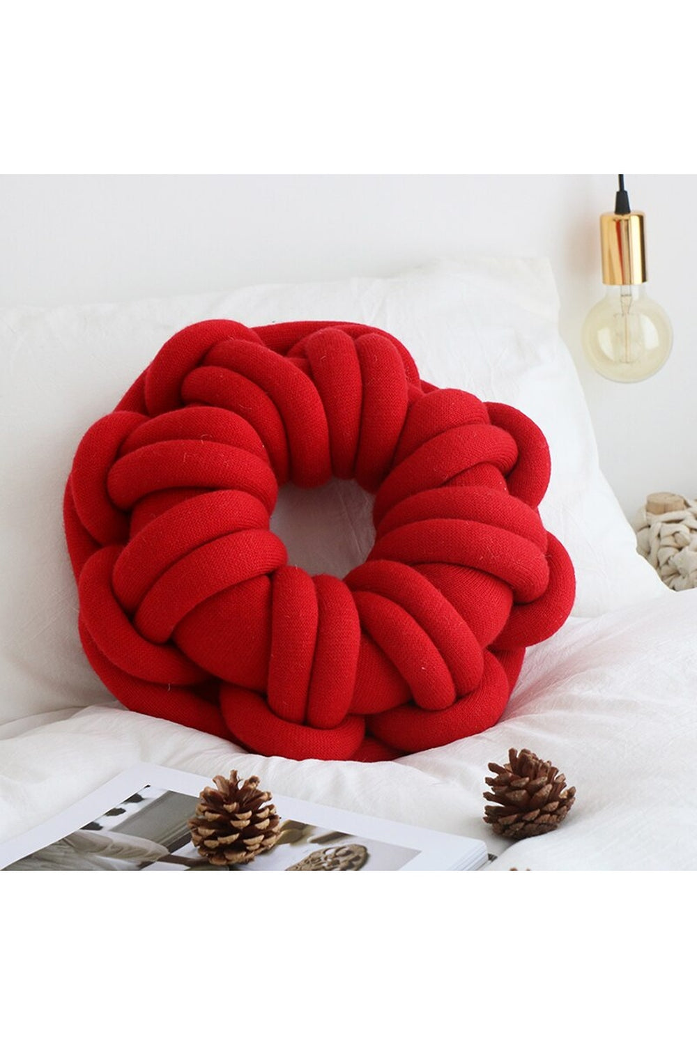 Yarn Knot Pillow