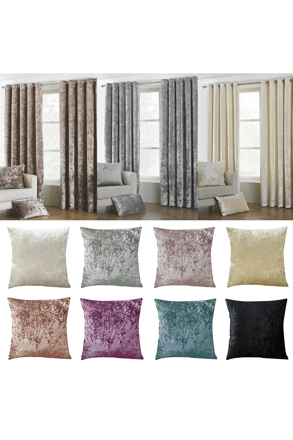 Gray Velvet Pillowcase