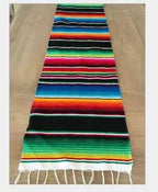 Vibrant Mexican Serape Blanket
