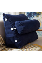 Reclining backrest cushion