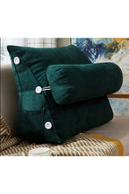 Reclining backrest cushion