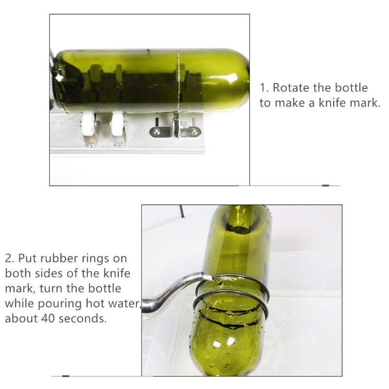 DIY Glasflaschen-Schneider-Set