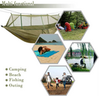 Camping-Hängematte für 2 Personen mit Moskitonetz