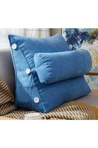 Reclining backrest cushion
